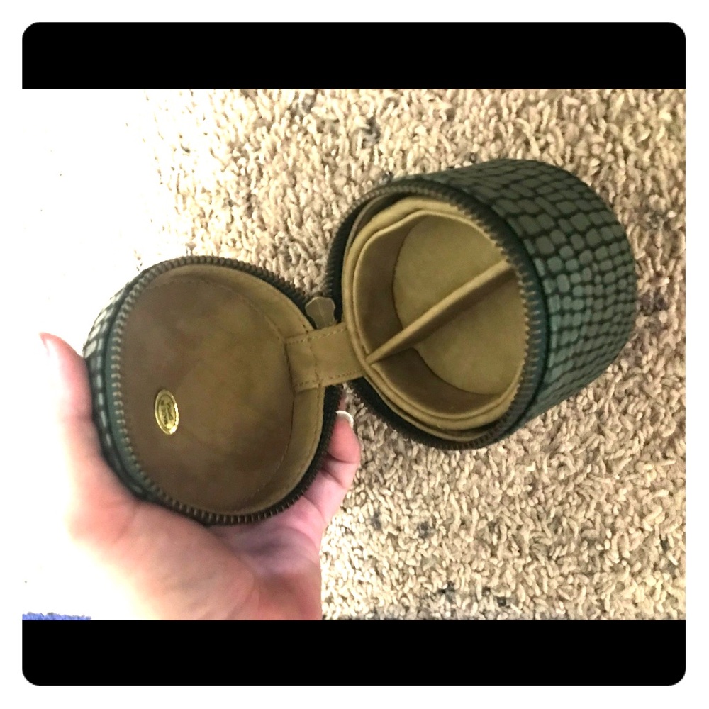 Fossil brand travel jewelry holder -